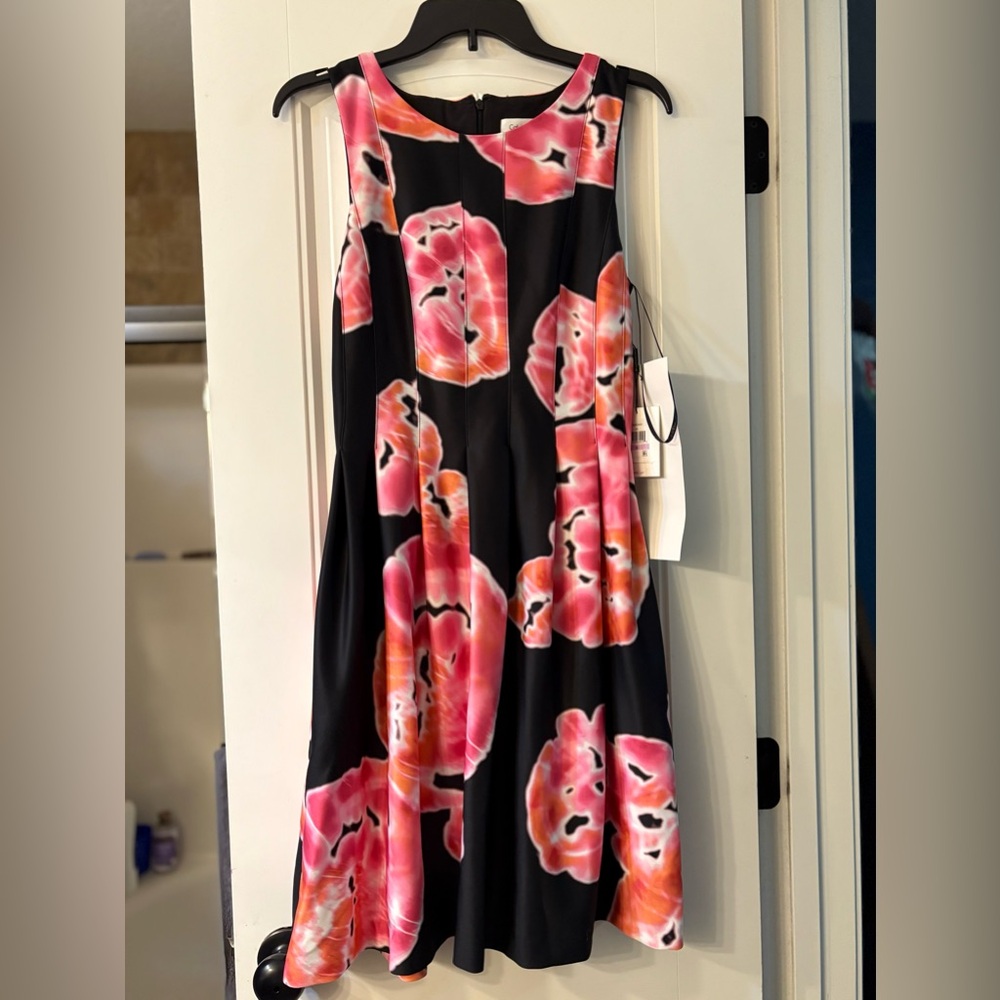 Calvin Klein Black Midi Dress
